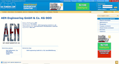 Desktop Screenshot of aenengineering.ua-tenders.com